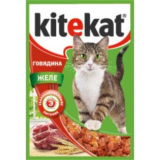 Kitekat Говядина в желе 85г